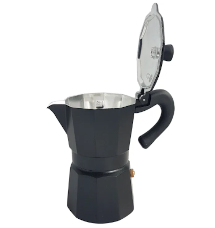 หม้อต้มกาแฟสด Moka Pot Premium Black 2