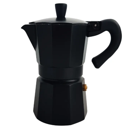 หม้อต้มกาแฟสด Moka Pot Premium Black 1