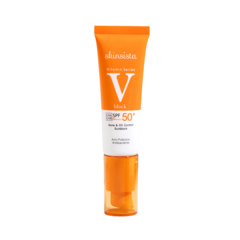 V Block Acne & Oil Control Sunblock SPF 50+ PA++++ 1