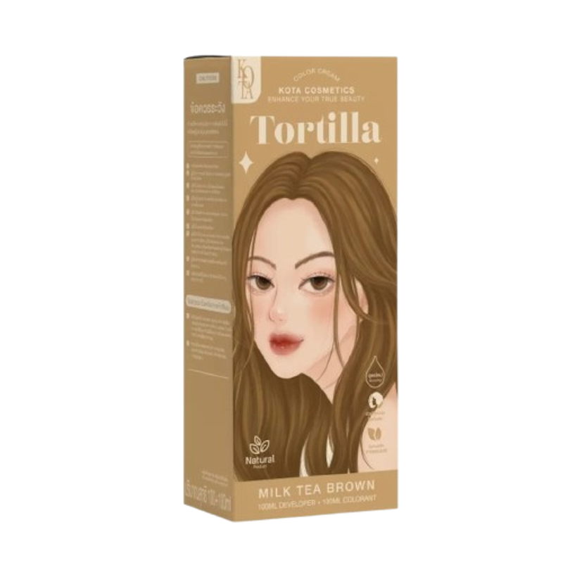 สีย้อมผมออร์แกนิก #396 Milk Tea Brown 1