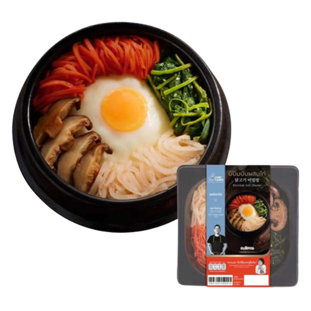 อาหารเกาหลีในเซเว่น เชฟแคร์ส บิบิมบับไก่ (ข้าวยำเกาหลี)  1