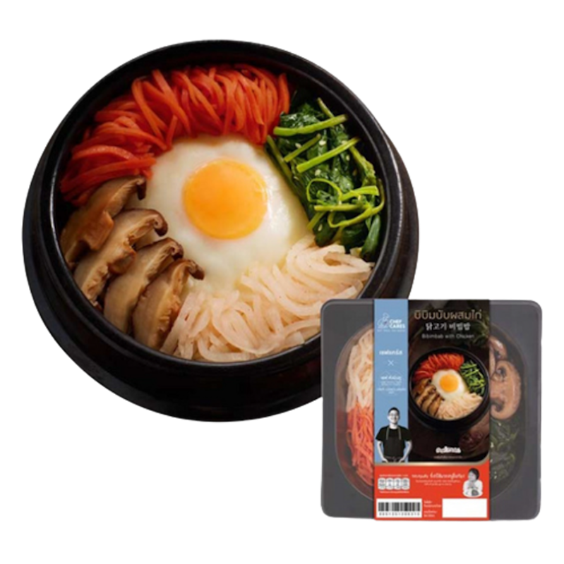 อาหารเกาหลีในเซเว่น เชฟแคร์ส บิบิมบับไก่ (ข้าวยำเกาหลี) 1