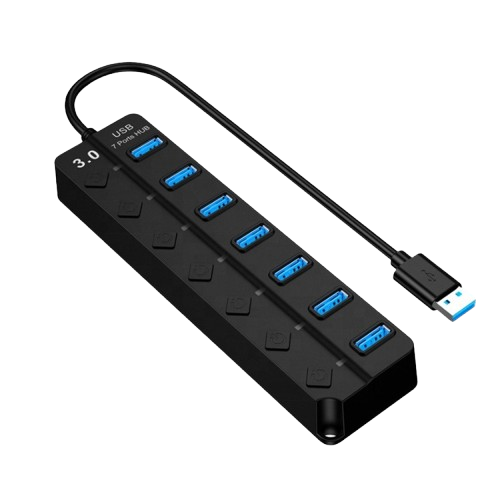 อะแดปเตอร์ฮับ USB 3.0 7 พอร์ต 2