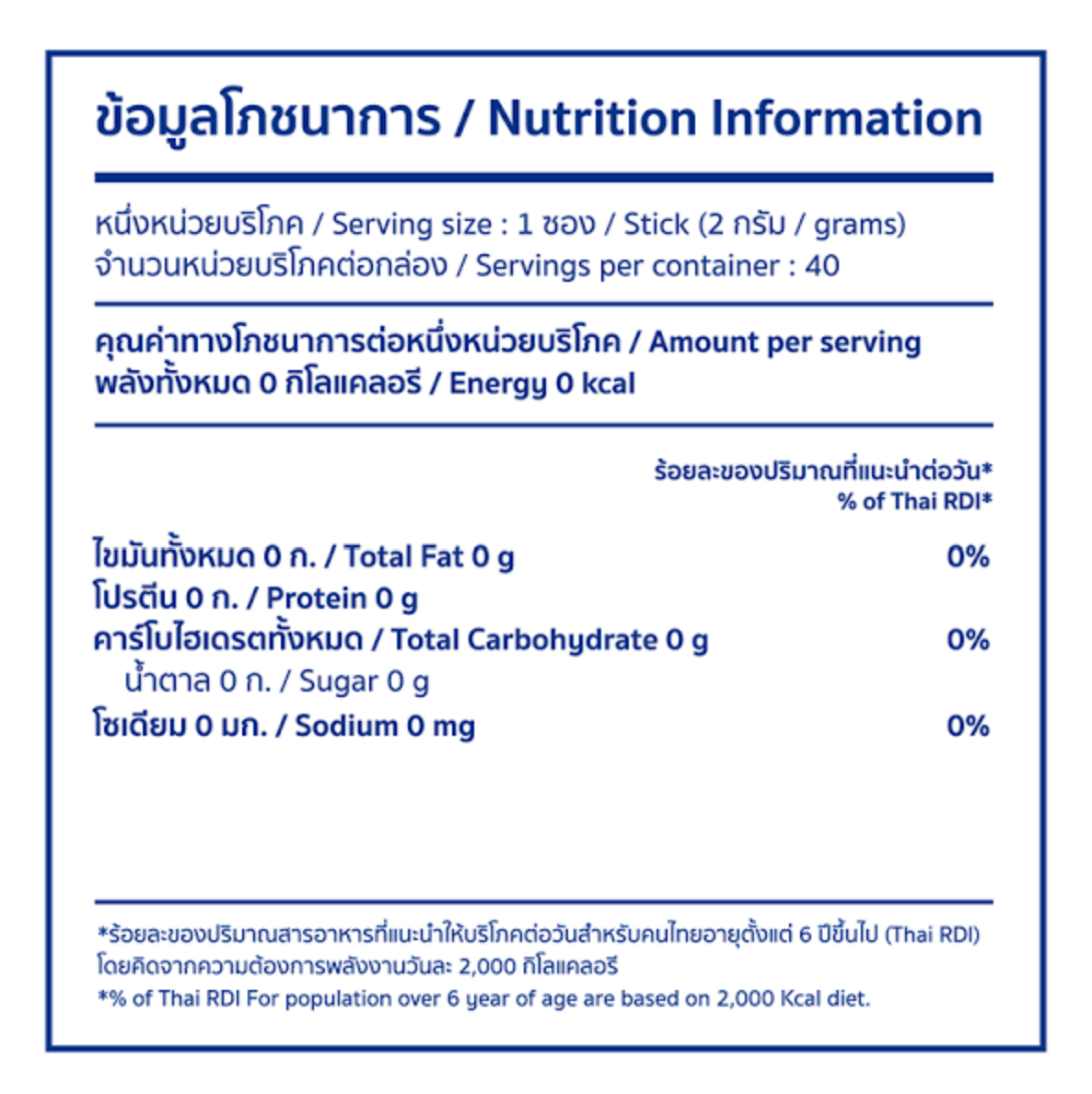 ผลิตภัณฑ์ให้ความหวานแทนน้ำตาลจากหญ้าหวานธรรมชาติ 3