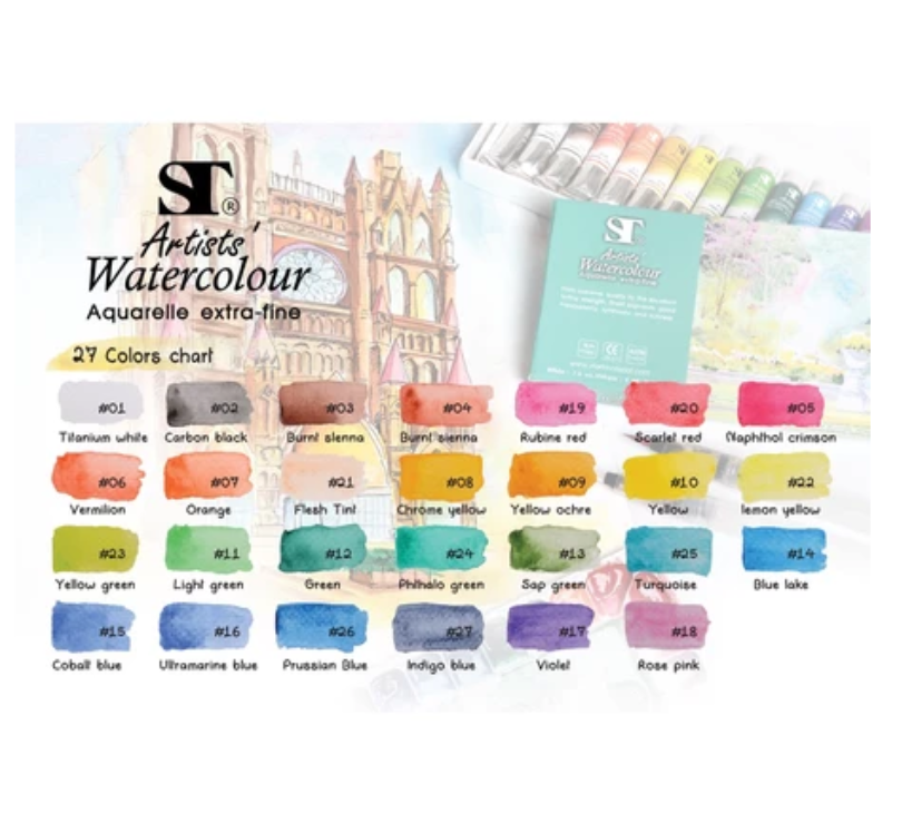 Water Colors 12 Colors 3