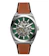 Fossil Everett Automatic Brown Leather Watch 1