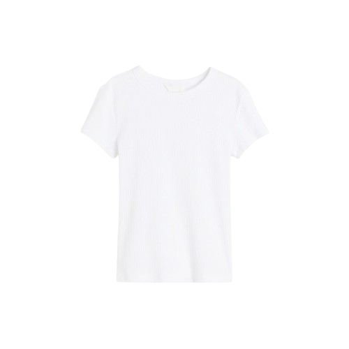Women Ribbed T-Shirt 1