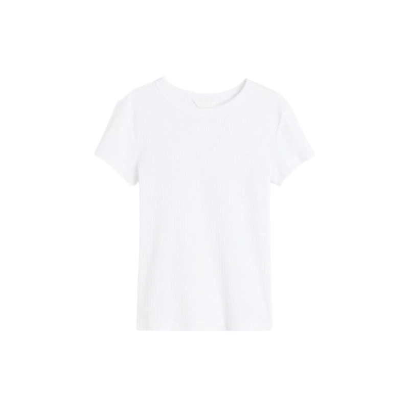 Women Ribbed T-Shirt 1