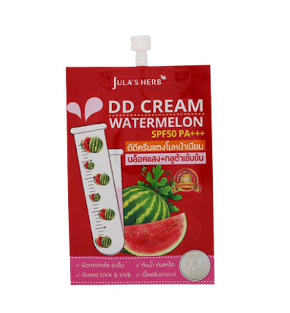 รองพื้นแบบซอง DD Cream Watermelon 1