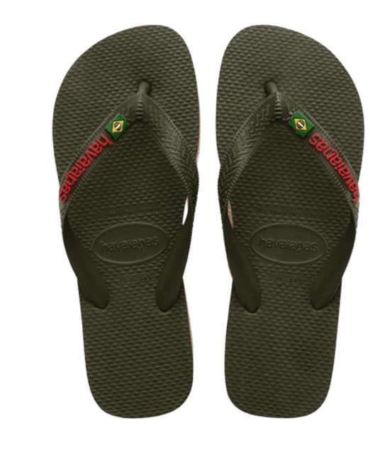รองเท้า Havaianas รุ่น BRASIL LOGO FC PR GREEN  1