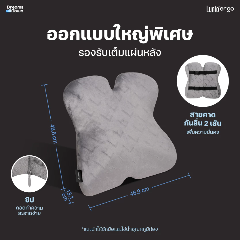 เบาะรองหลัง รุ่น Pro Back Cushion 2