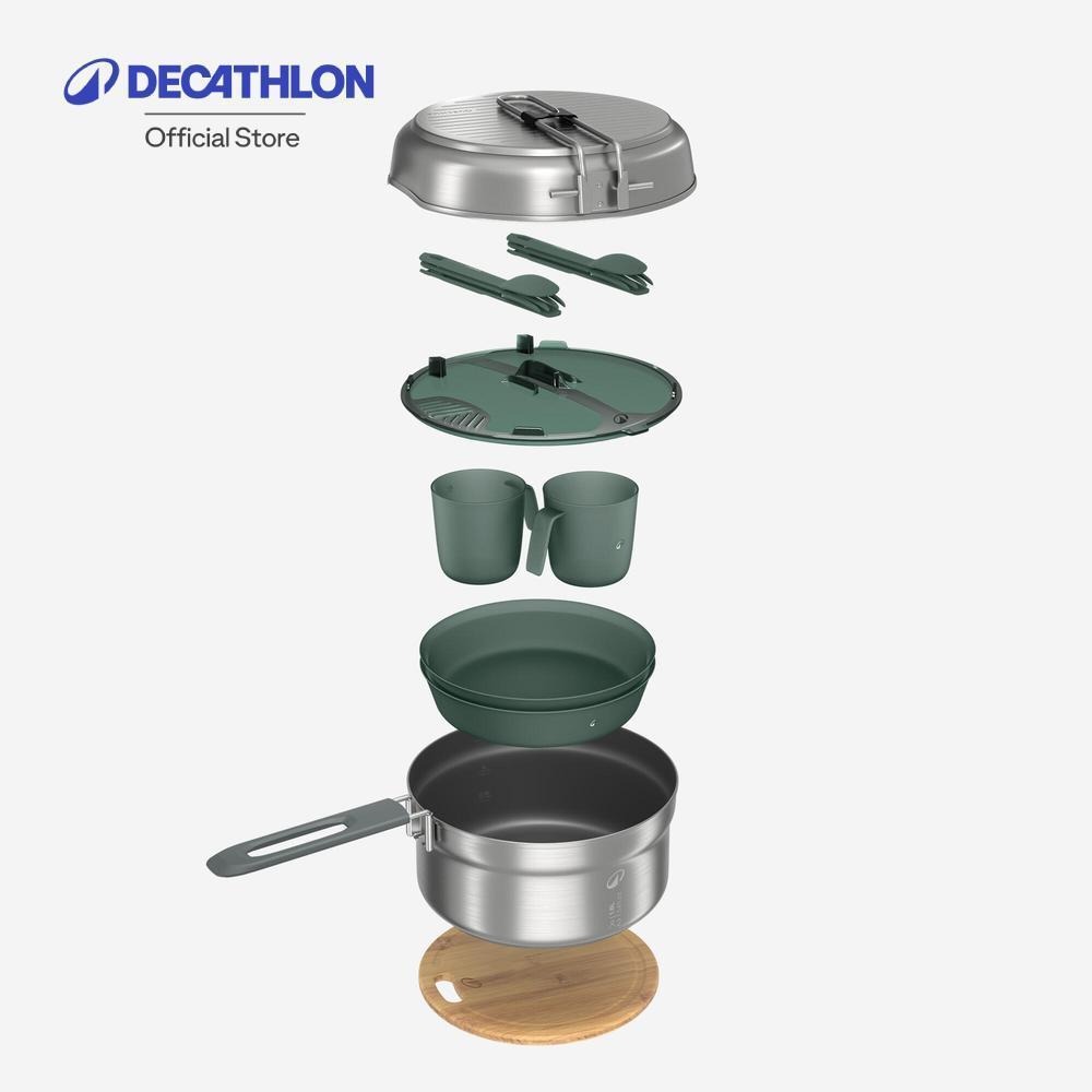 หม้อสนาม Non - Stick Camping Cookset 2