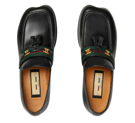 รองเท้าผู้หญิง GUCCI รุ่น Women's Loafer With Web Interlocking G 3
