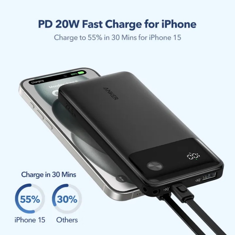 PD 22.5W Portable Charger USB-C Power Bank 2