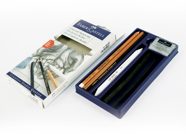 ชุดวาดรูป Charcoal Sketch Set 3