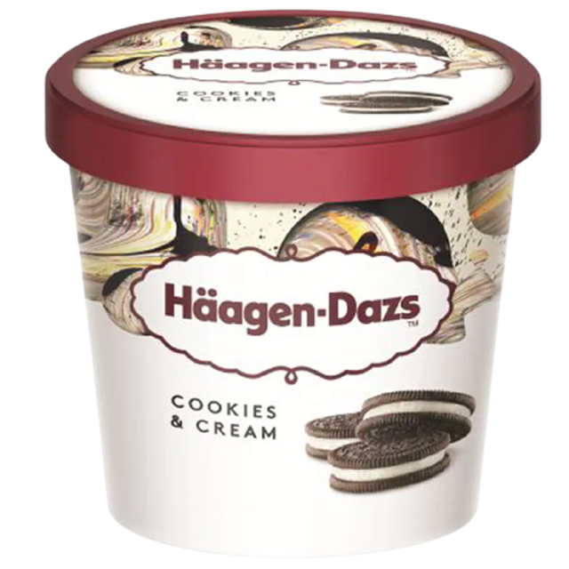 ไอศกรีม Häagen-Dazs รส Cookie&Cream 1