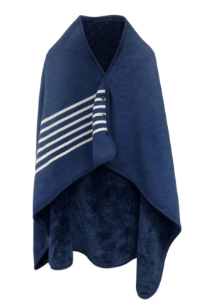 2 in 1 Poncho Fleece Blanket 2