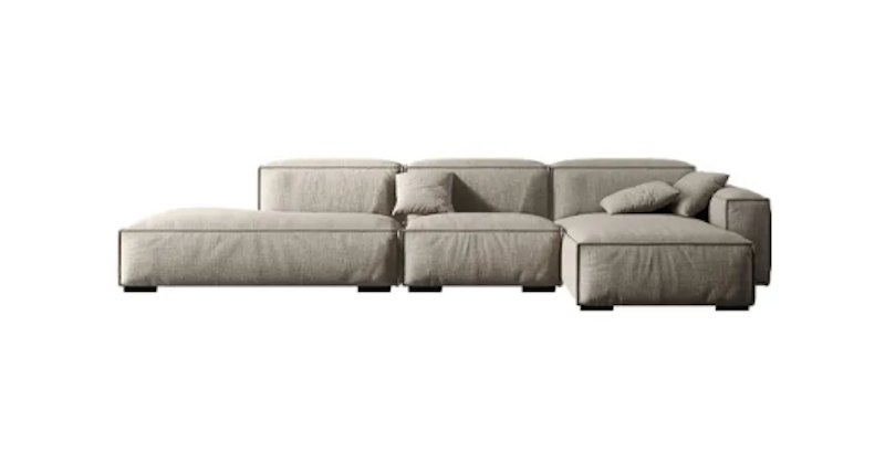 โซฟาผ้าลินิน รุ่น Cubist Linen 1