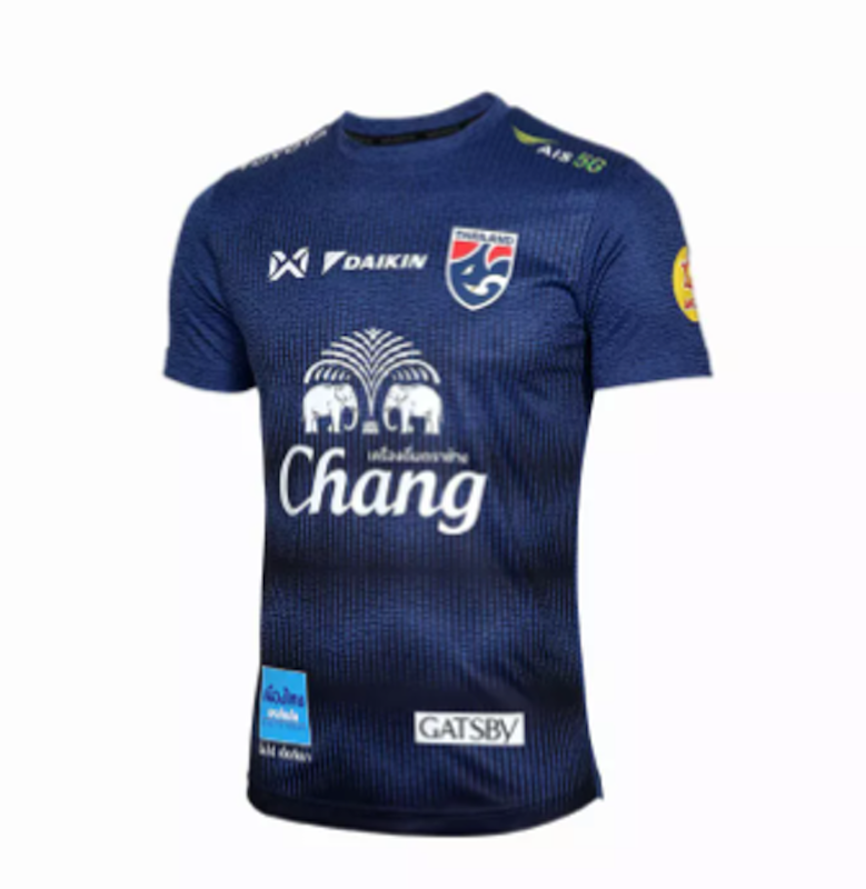 เสื้อบอลทีมชาติไทย เสื้อซ้อม Full spon 1