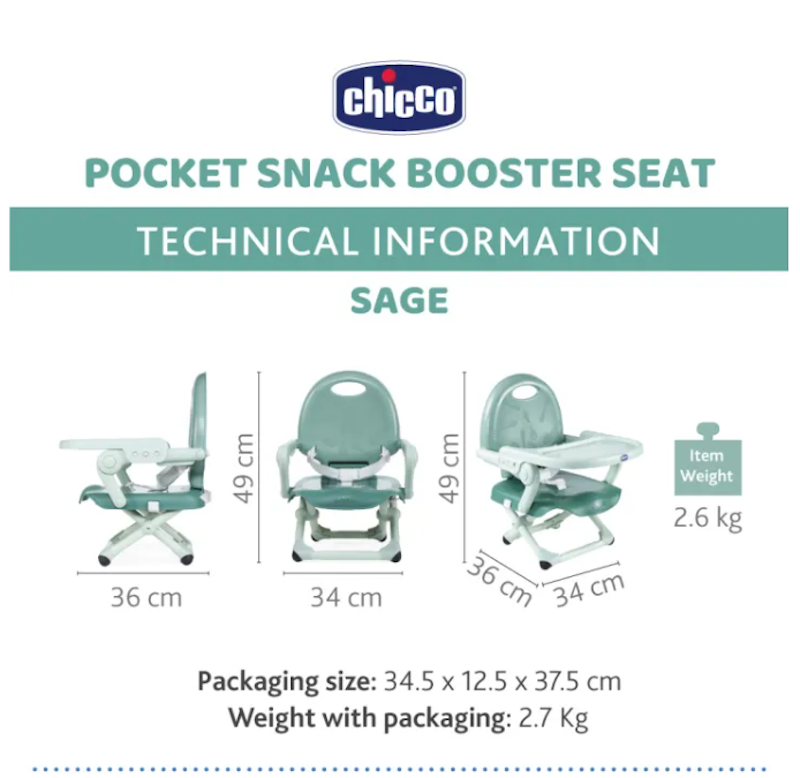Pocket Snack Booster Seat 2