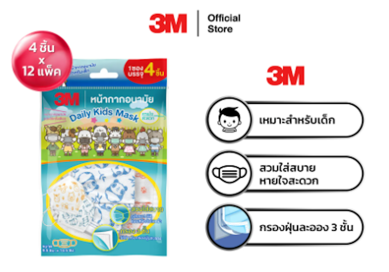 หน้ากากอนามัย 3D สำหรับเด็ก 2