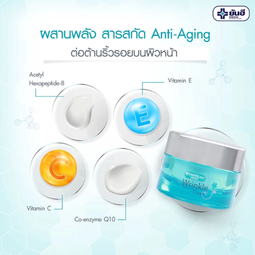 Wrinkle Cream ครีมลดริ้วรอยร่องลึกบนใบหน้า 2