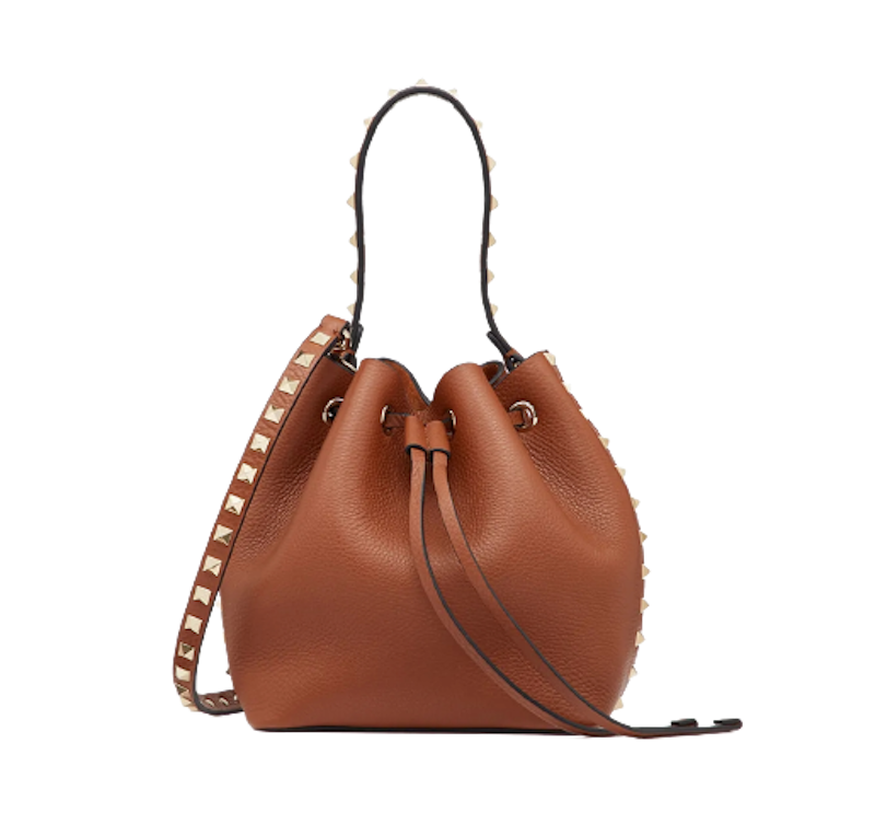 กระเป๋า Valentino รุ่น Rockstud Grainy Calfskin Bucket Bag 3