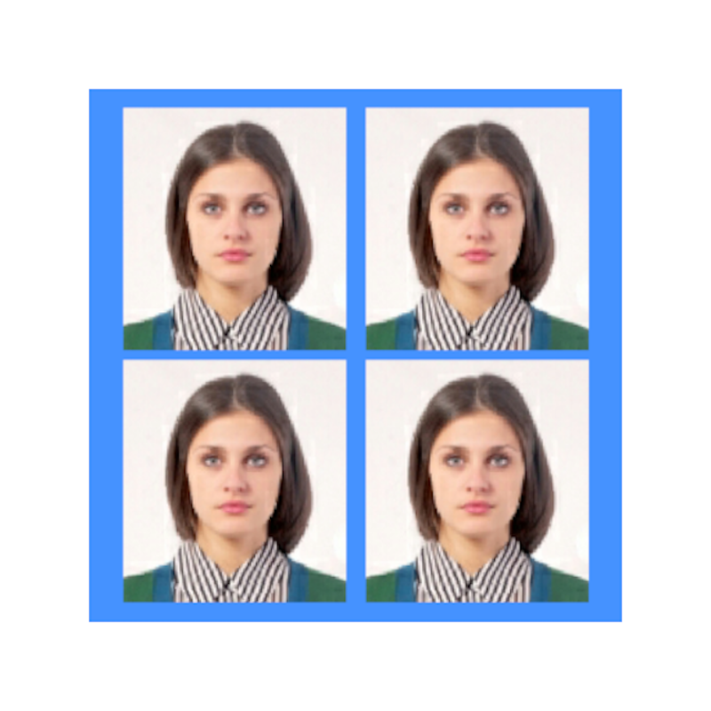 โปรแกรมทำรูปติดบัตร ID Photo Application 1