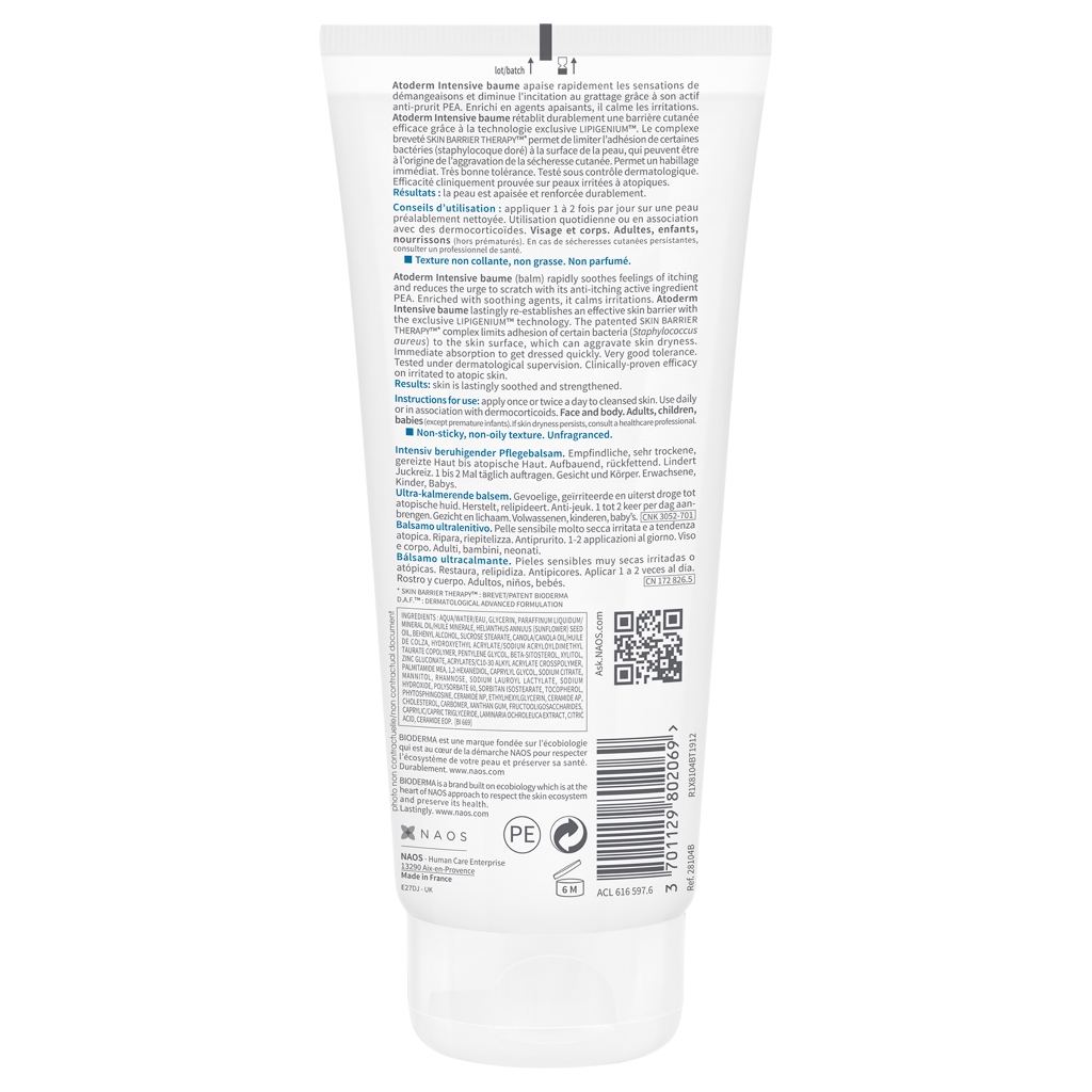 Atoderm Intensive Baume 2