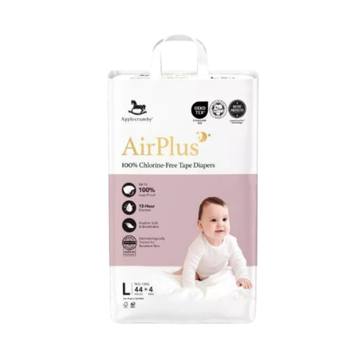 AIRPLUS OVERNIGHT TAPE DIAPERS ผ้าอ้อมแบบเทป สำหรับกลางคืน 1