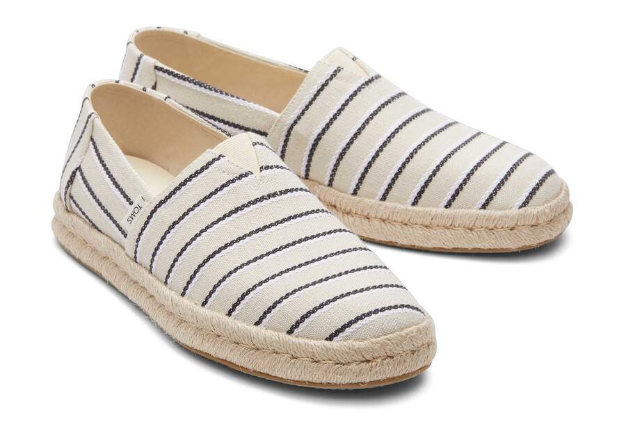 Alpargata Rope sole 2.0 Fog Woven Stripes  1
