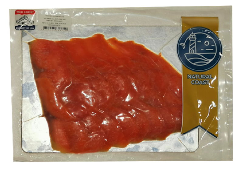 แซลมอนรมควัน Smoked Sockeye Salmon Slice 1