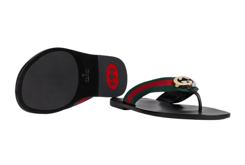 รองเท้าแตะแบรนด์เนม รุ่น Men's Thong Sandal With Web 3
