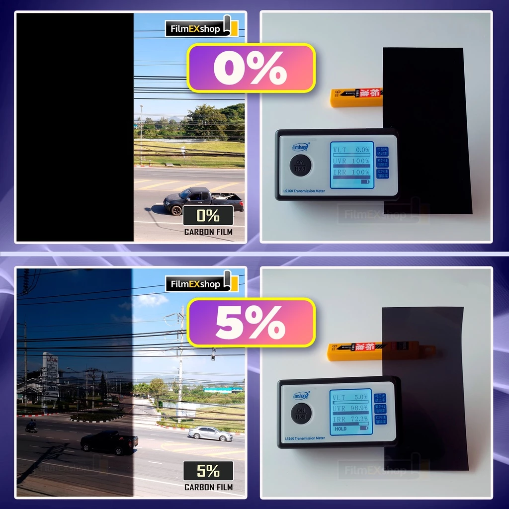 Black Carbon Window Film 2