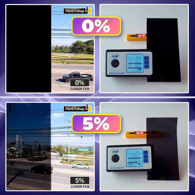 Black Carbon Window Film 2