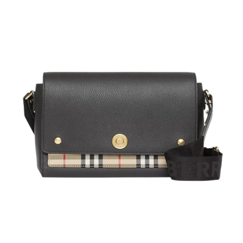 กระเป๋า Burberry รุ่น Leather and Vintage Check Note Crossbody Bag 1