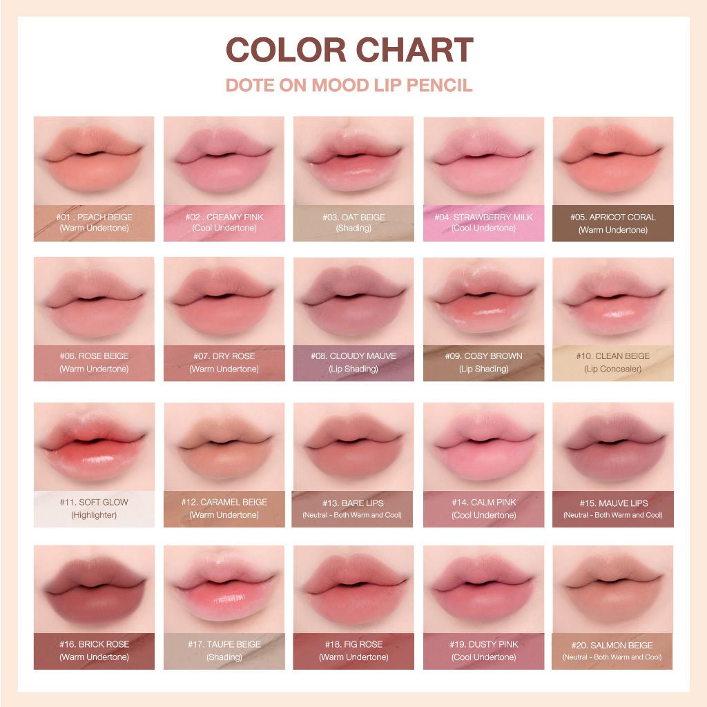 Dote On Mood Lip Pencil 3