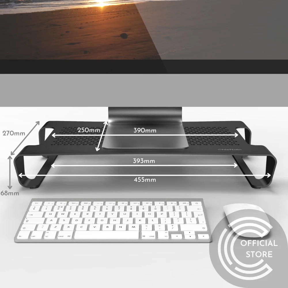 Premium Steel Monitor Stand 4