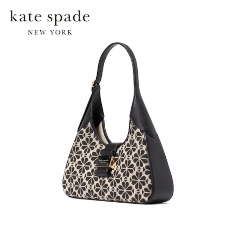 Spade Flower Jacquard Nouveau Shoulder Bag 3
