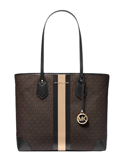 กระเป๋า Michael Kors รุ่น Eva Large Logo Stripe Tote Bag 2