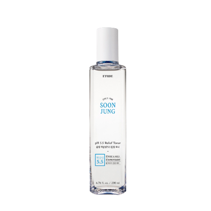 โทนเนอร์ไม่มีแอลกอฮอล์ Soon Jung pH 5.5 Relief 1