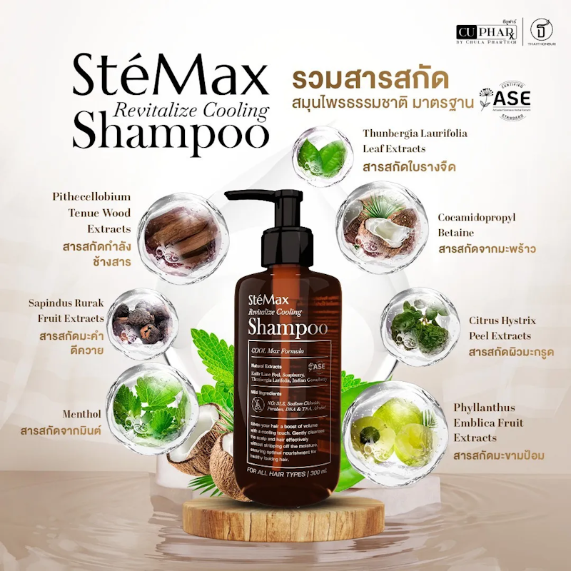 แชมพู SteMax Revitalize Cooling Shampoo 2