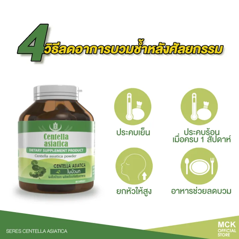 Centella Asiatic ใบบัวบกสกัดเข้มข้น 2