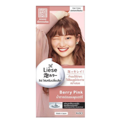 ยาย้อมผมสีชมพู Liese Bubble Hair Color Berry Pink