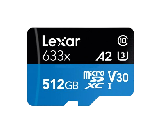 Micro SD Card รุ่น High - Performance 633x ความจุ 512 GB 1