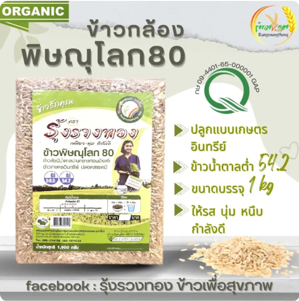 ข้าวพิษณุโลก 80 2