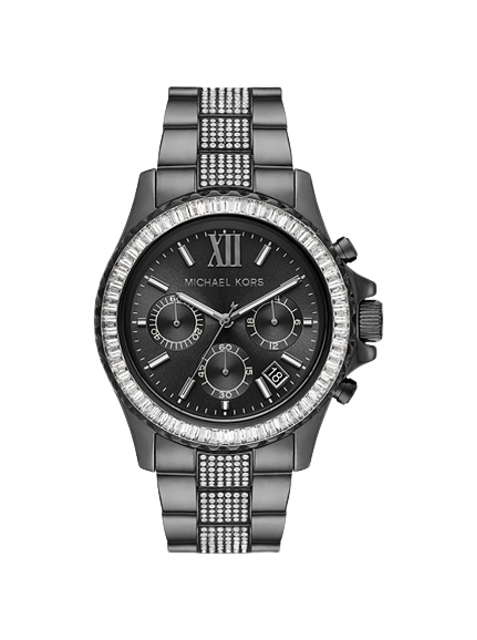 นาฬิกา Michael Kors สำหรับผู้ชาย รุ่น Oversized Everest Pavé Gunmetal Watch 1