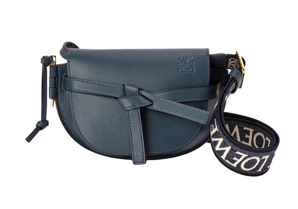 กระเป๋า Loewe  รุ่น Mini Gate Dual bag In Soft Calfskin And Jacquard 10