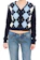 Brandy Melville เสื้อ Brandy Melville รุ่น Elizabeth Cotton Argyle Sweater 1