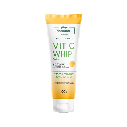 โฟมล้างหน้า Plantnery Yuzu Orange Vitamin C Whip Foam 1